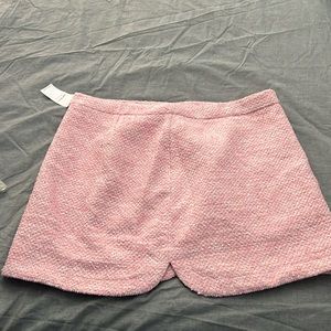 NBW plus size Pink Tweed skirt with a side zip